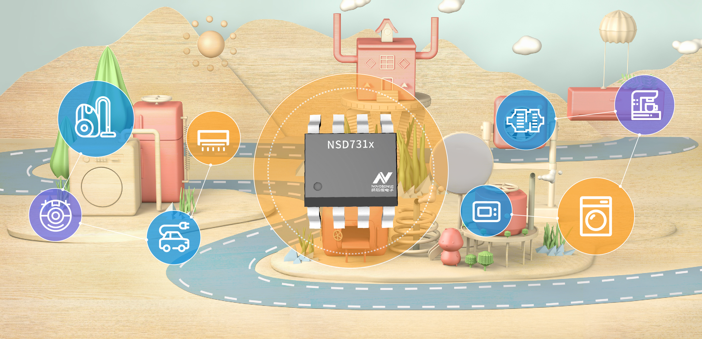 3377官网直流有刷电机驱动NSD731x系列发布多款新品，任君挑。