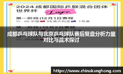 成都乒乓球队与北京乒乓球队赛后复盘分析力量对比与战术探讨